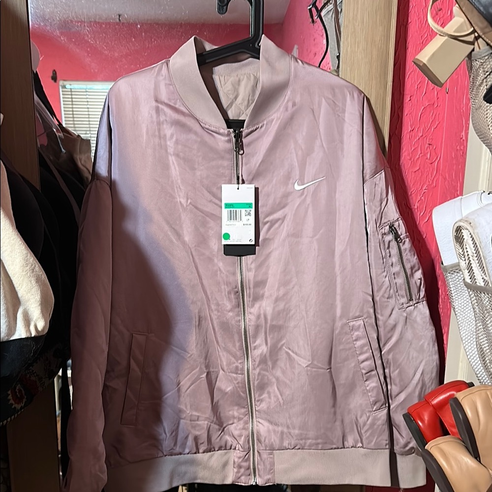 Nike Pink Bomber Jacket